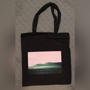 John Legend 2017 Tour Black Tote Bag with Scenic Print